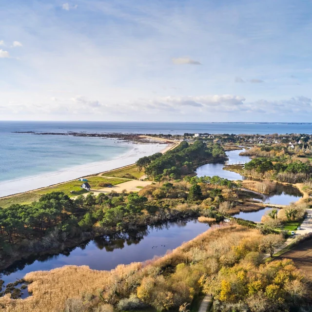 Beach and marsh - Cleut Rouz