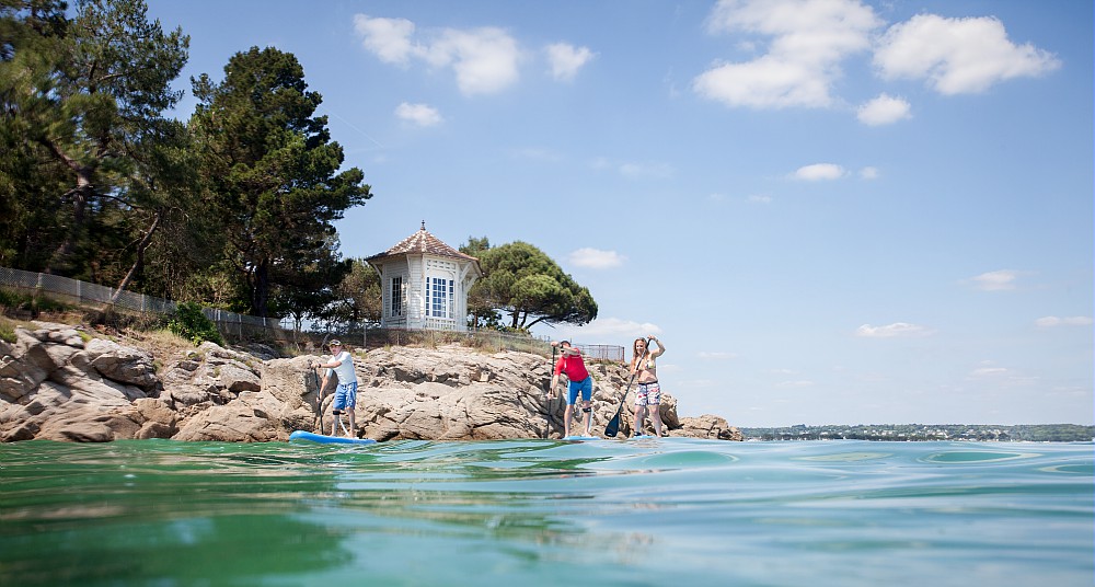 Stand Up Paddle tussen Beg-Meil en Cap-Coz