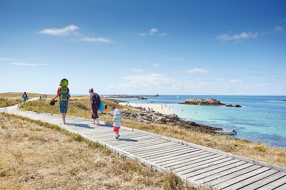 Familie wandeling