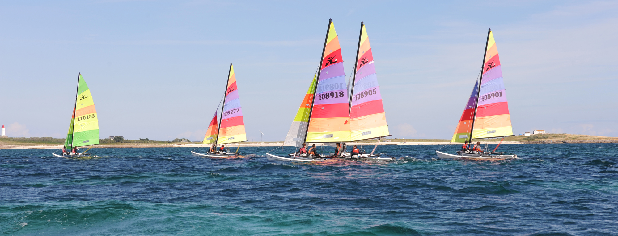 Sortie voile avec le Centre nautique des Glénans