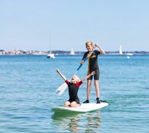 Stand Up Paddle-sessie in Fouesnant