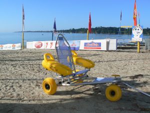 Tiralo sur la plage de Cap-Coz, Fouesnant