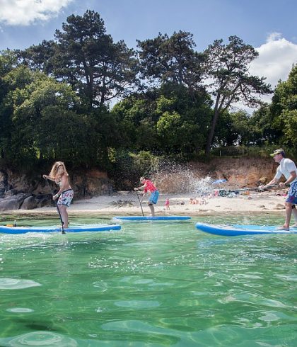 Test de Stand Up Paddle en ontdek de kreken van Beg-Meil