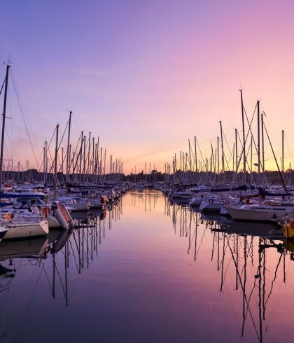 Port de plaisance et pôle de course au large de La forêt Fouesnant