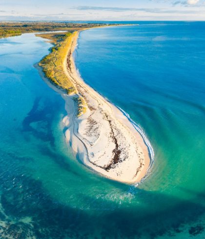 Partir en randonnée le long de la Mer blanche sur Mousterlin à Fouesnant-les Glénan