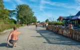 Pétanque bowl field