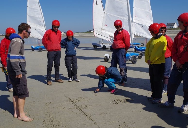 Plein Ouest – char à voile Penhors – Pays Bigouden