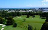 Golf de Cornouaille – zicht op de baai van La Forêt