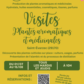 Visites plantes aromatiques et médicinales