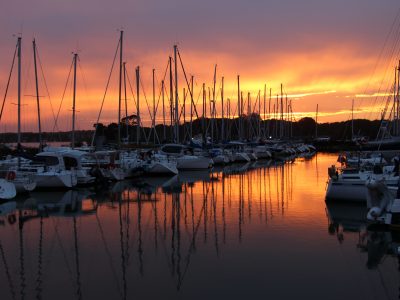 View of Port-La-Forêt